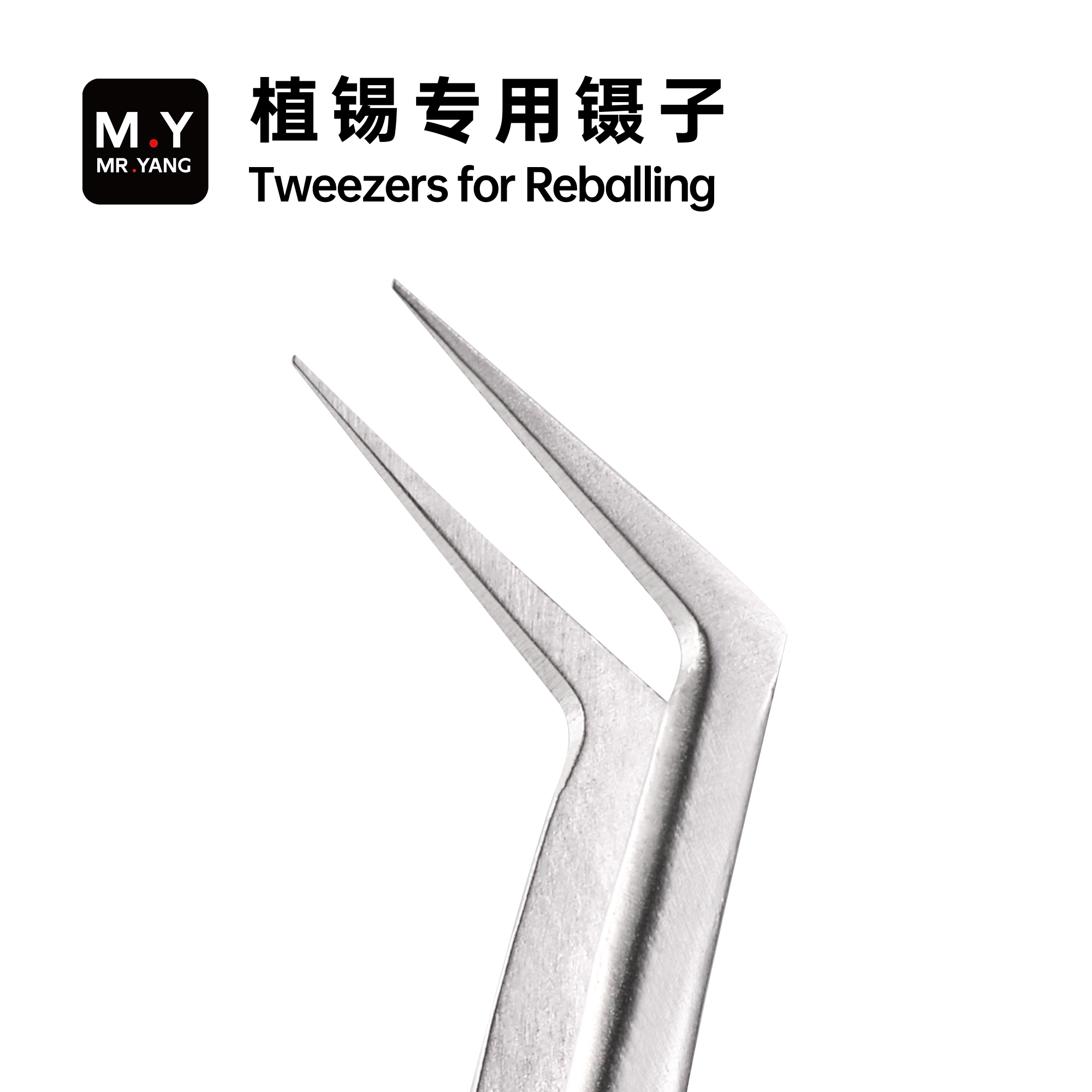 Electronics Repair In My Area - YCS MY-Plating Tin Tweezers สแตนเลสสตีล ความแข็งสูง