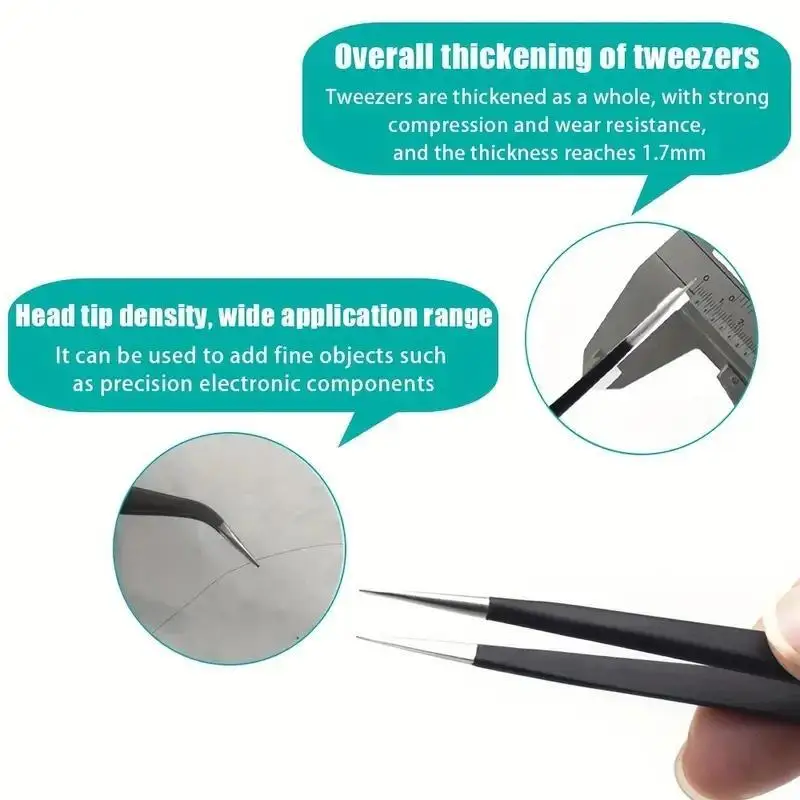 ชุดแหนบยาวความแม่นยำสูง 6 ชิ้น - Electronics Repair Tools บทวิจารณ์และราคา