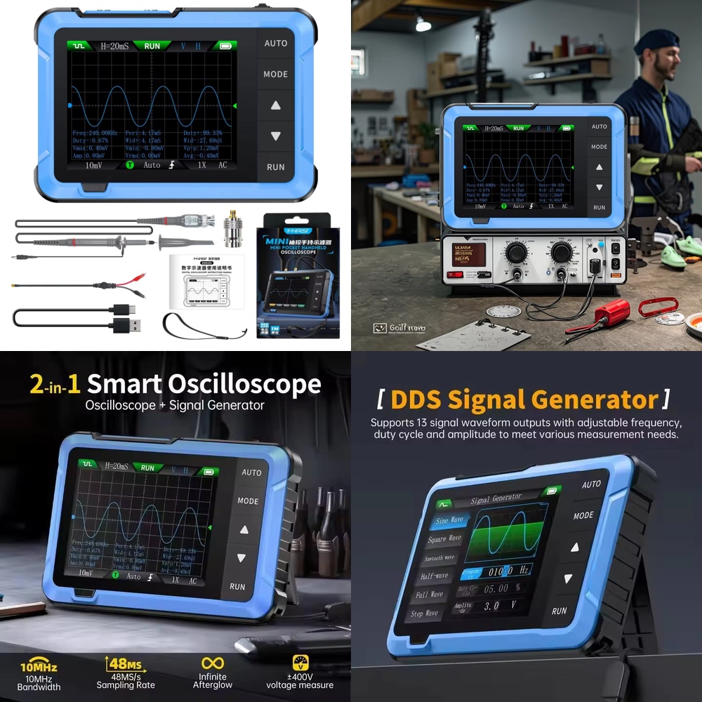 สำหรับ DSO510 มินิออสซิลโลสโคป - Electronics Repair Tools บทวิจารณ์และราคา