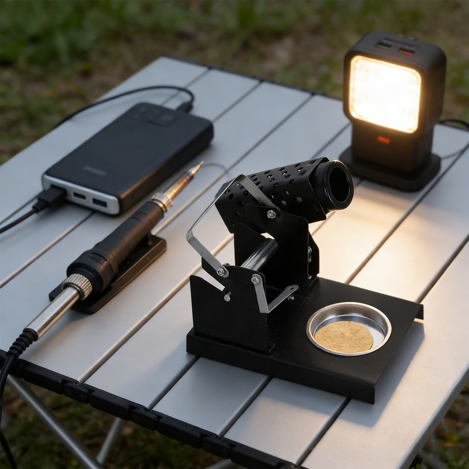 แท่นวางหัวแร้งโลหะ ขนาดกะทัดรั - Electronics Repair Tools บทวิจารณ์และราคา